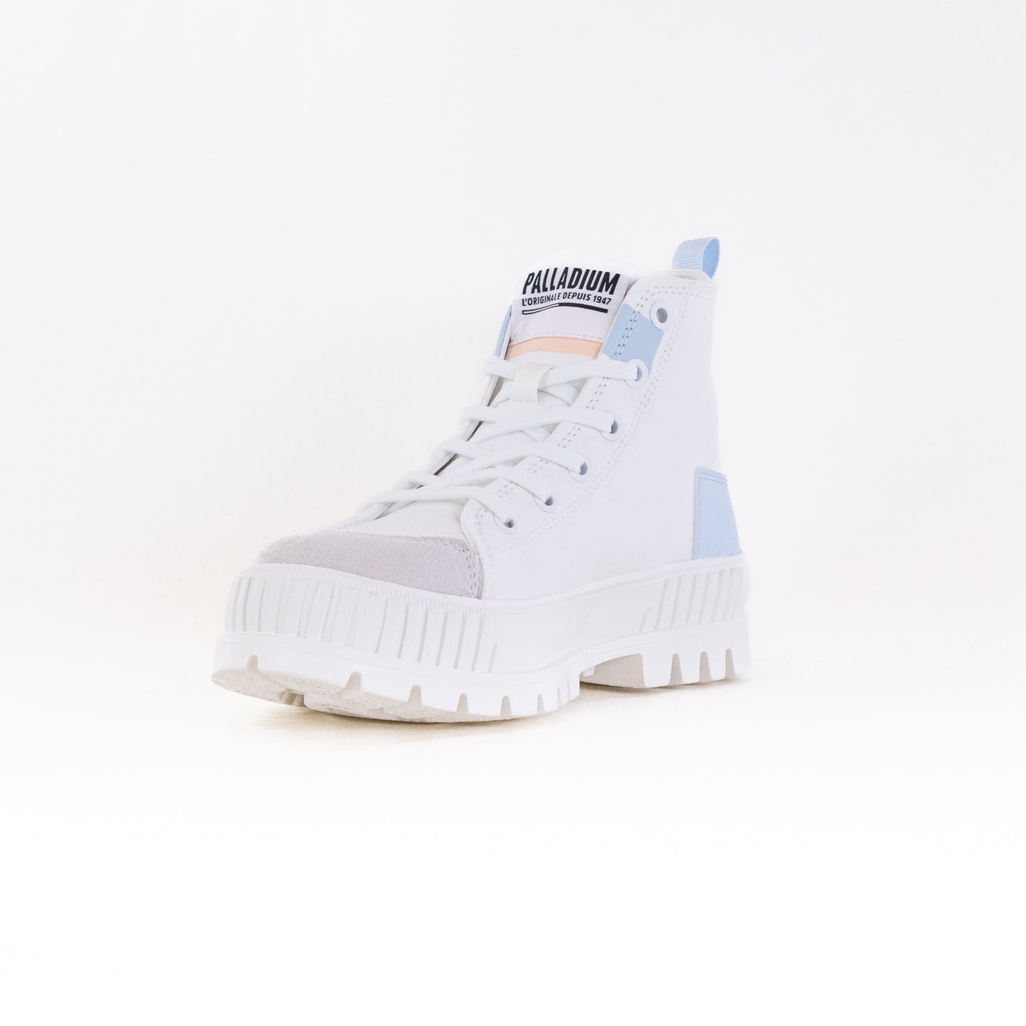 Palladium Women's Star White Pallashock Backzip 2 High - top Sneakers