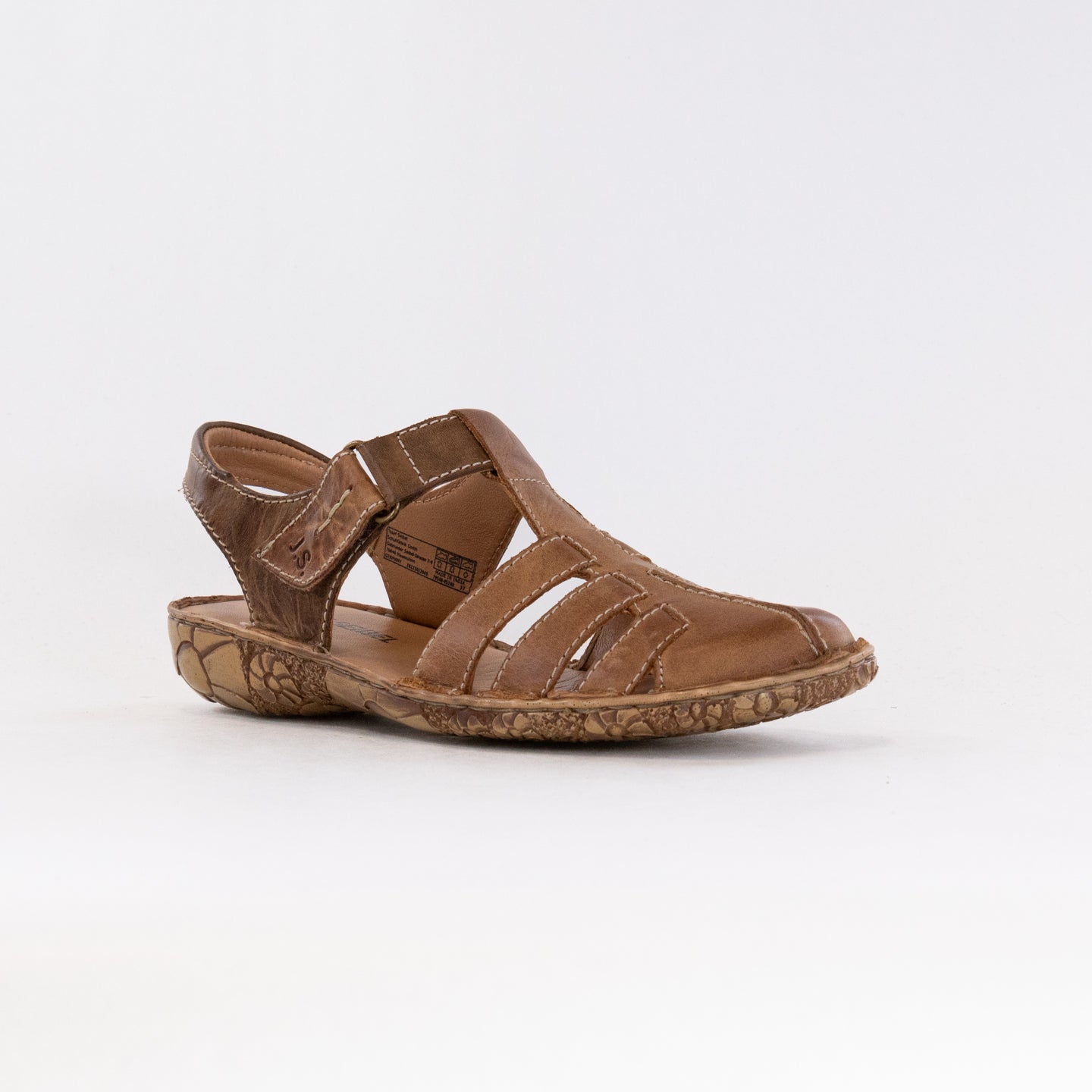 Josef Seibel Women's Rosalie 48 Open-Back Fisherman Shoes in Camel Color
