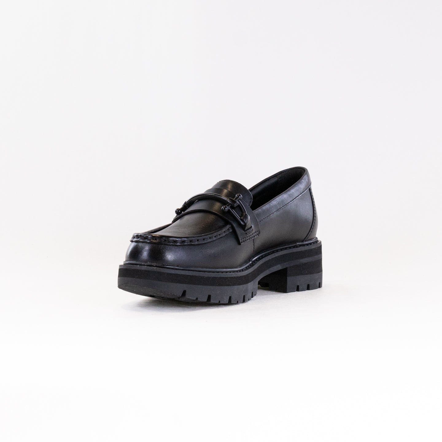 Women's Clark’s Orianna Horsebit Black Leather Loafers