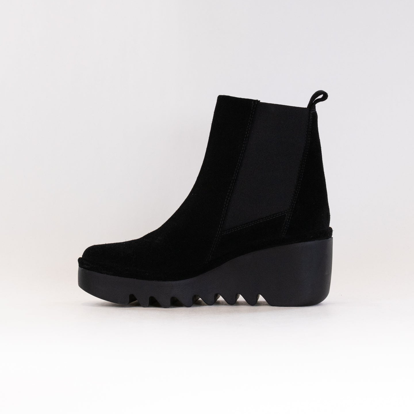 Fly London Women's Bagu233Fly Pull-On Wedge Boots - Classic Black