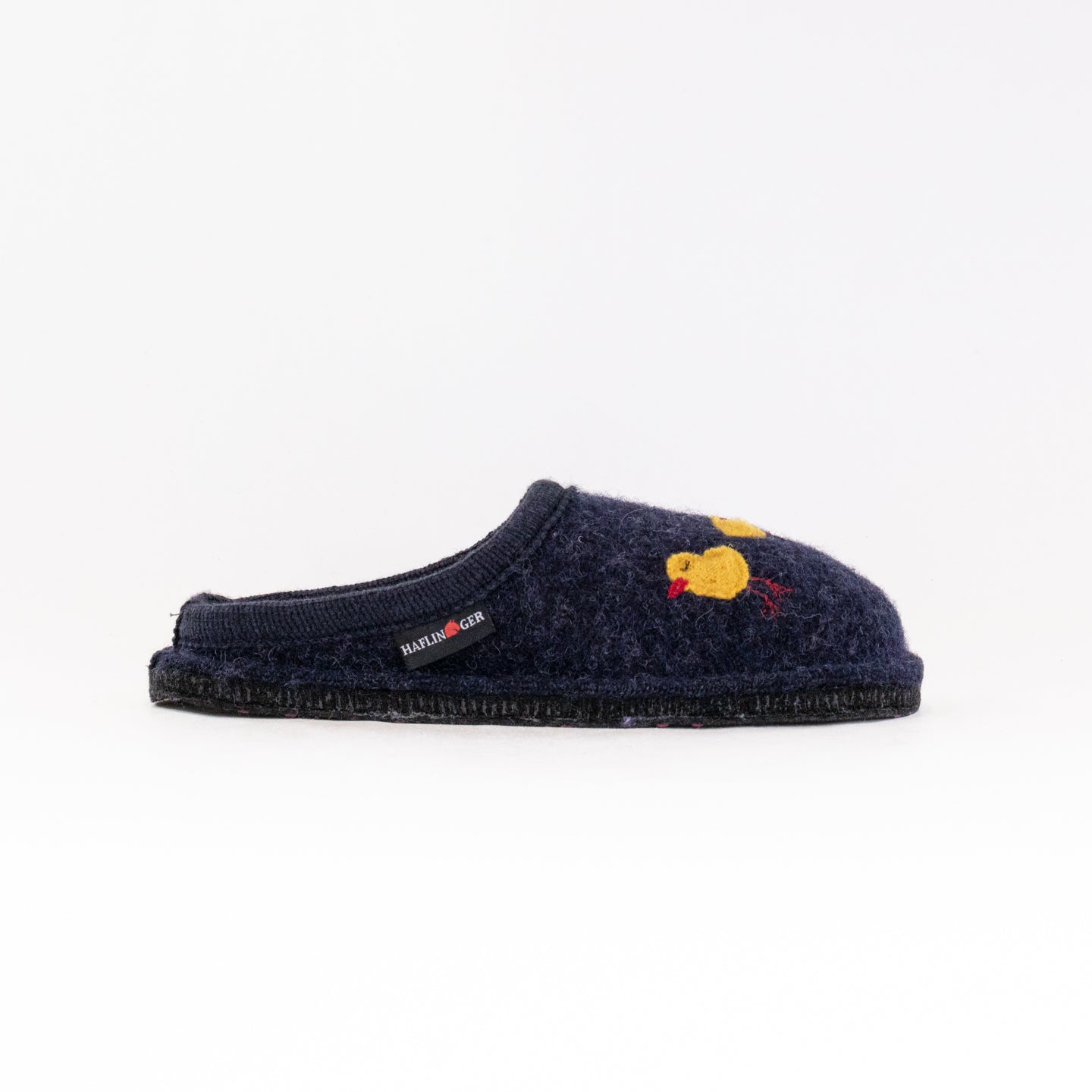 Haflinger Women's Gallina Slippers in Captain's Blue Color