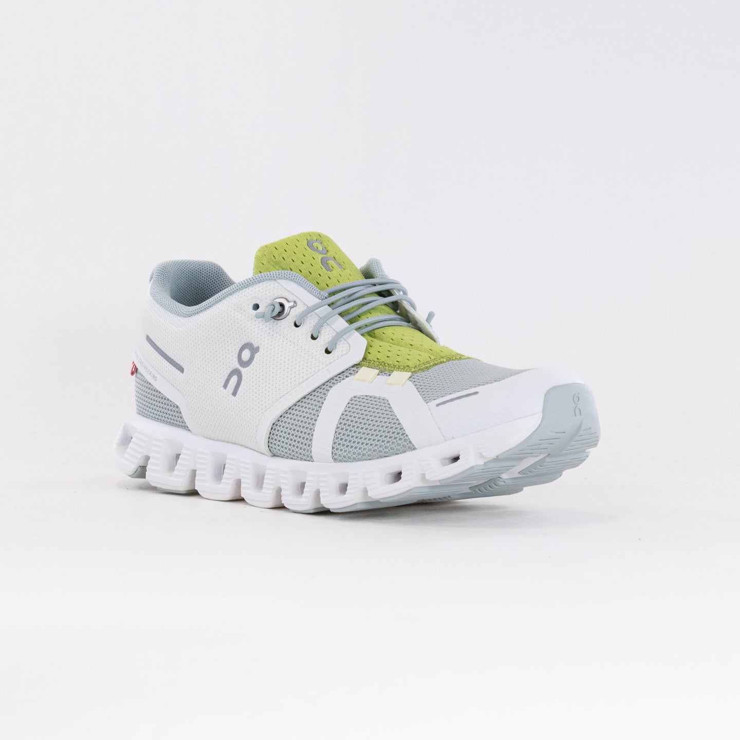 On Women's Cloud 5 Push Glacier/Zest - Comfortable and Responsive Running Shoes
