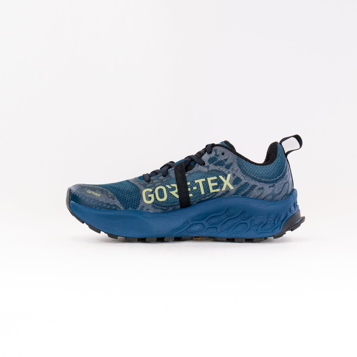 Women's New Balance Fresh Foam X Hierro v8 Gore-Tex® Waterproof Trail Running Shoes - Blue and Black Color Scheme