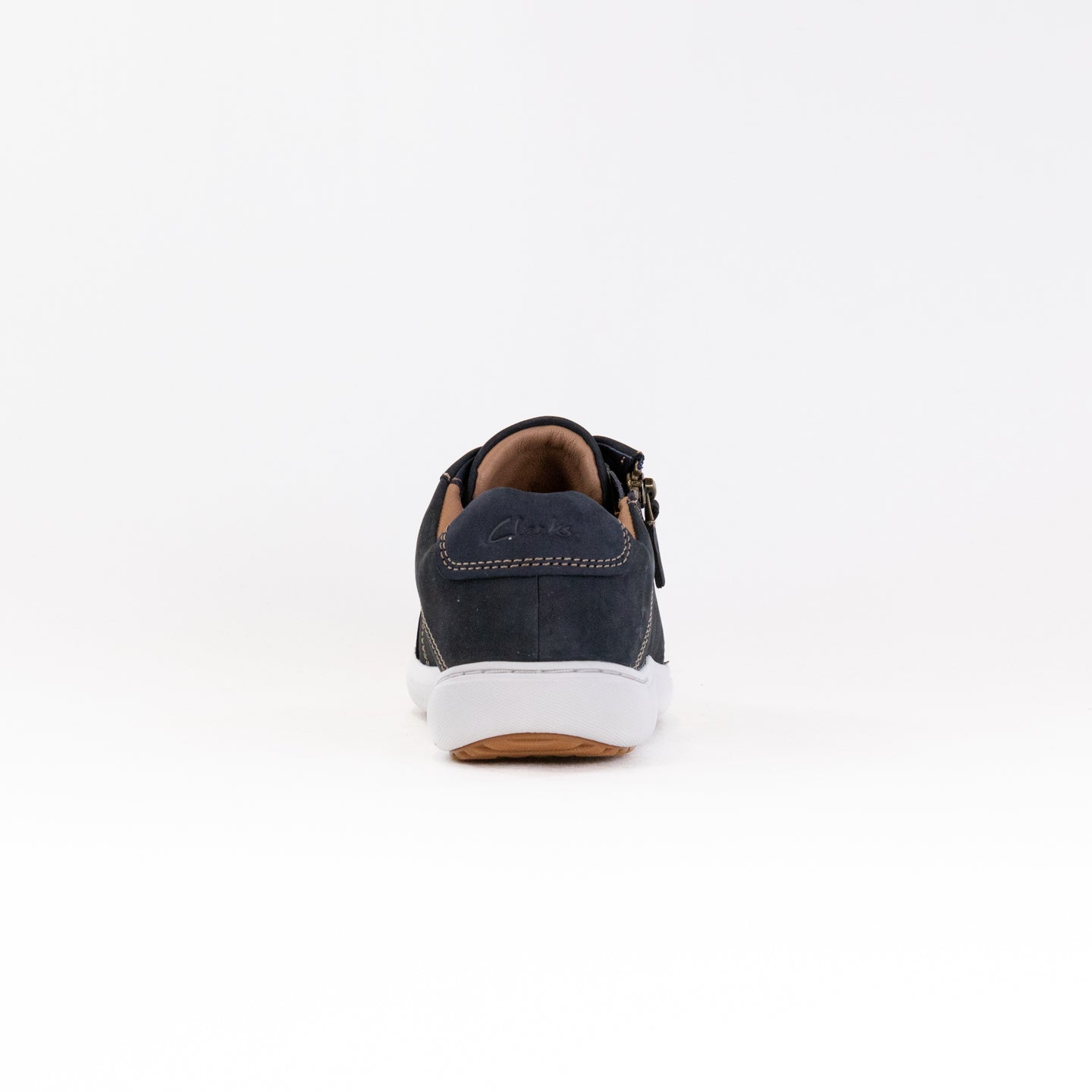 Clarks Women's Nalle Lace Sneakers in Navy Nubuck Leather