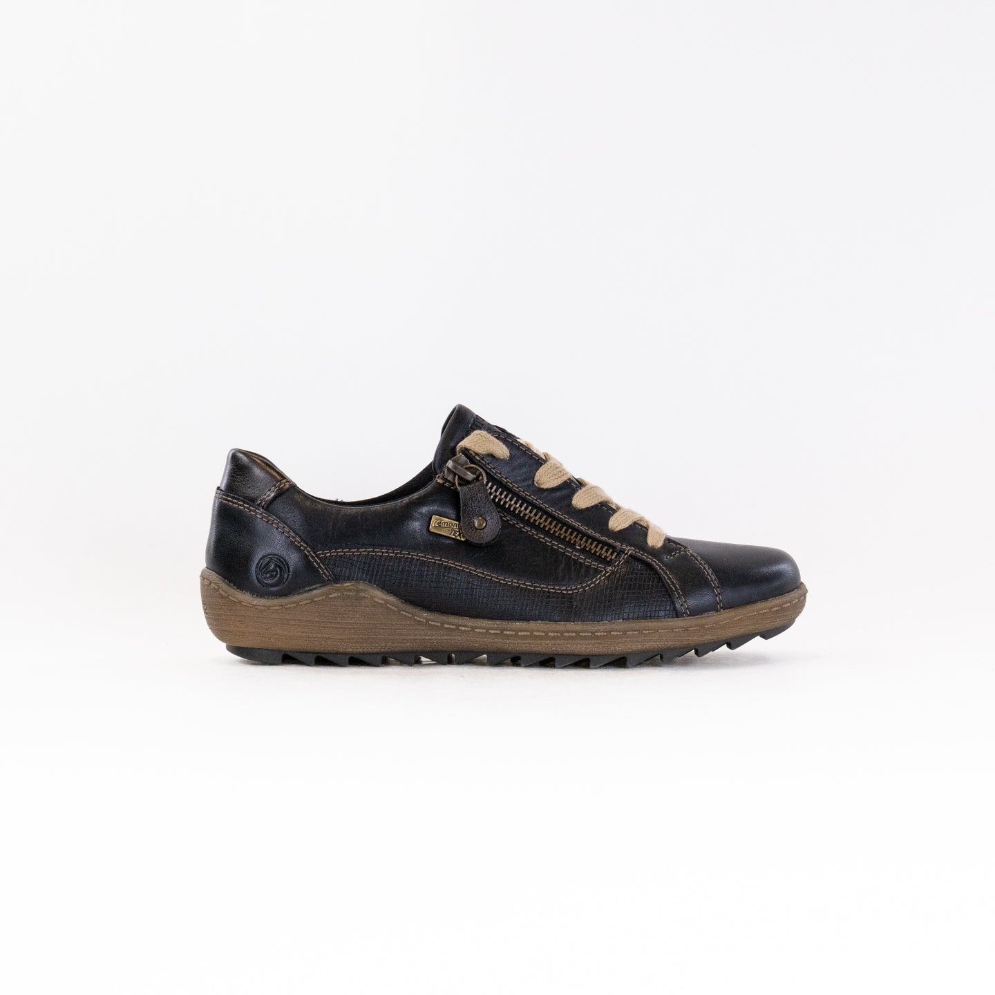 Black Women's Remonte Liv 40 Lace - up Leather Shoes
