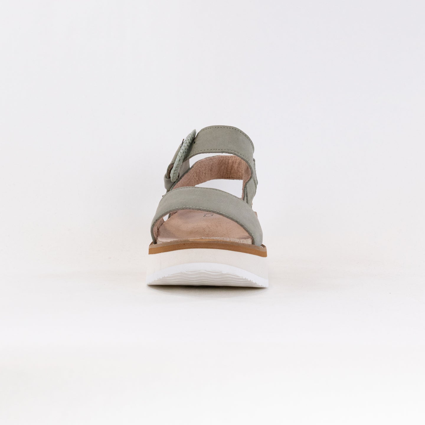 Naot Women's Crepe Platform Sandals in Sage Color
