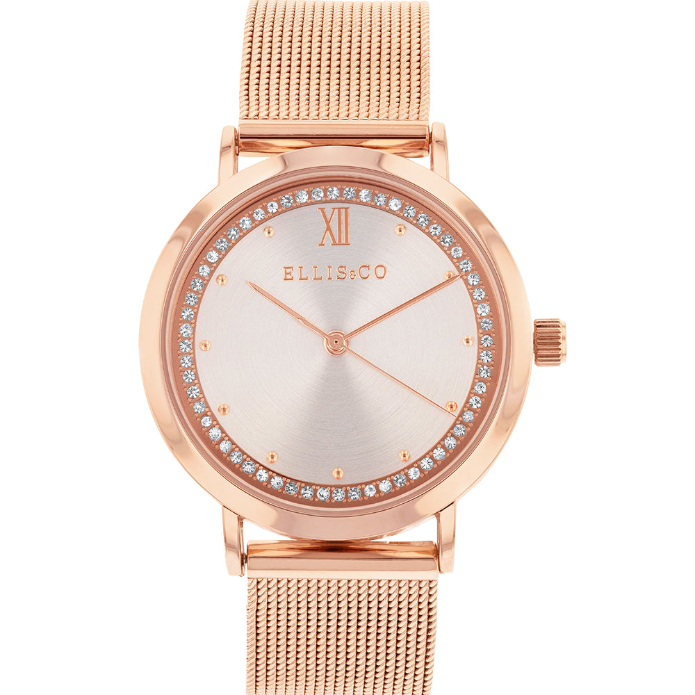 Stylish Ellis & Co Akira Women's Stainless Steel Watch, 36mm Case