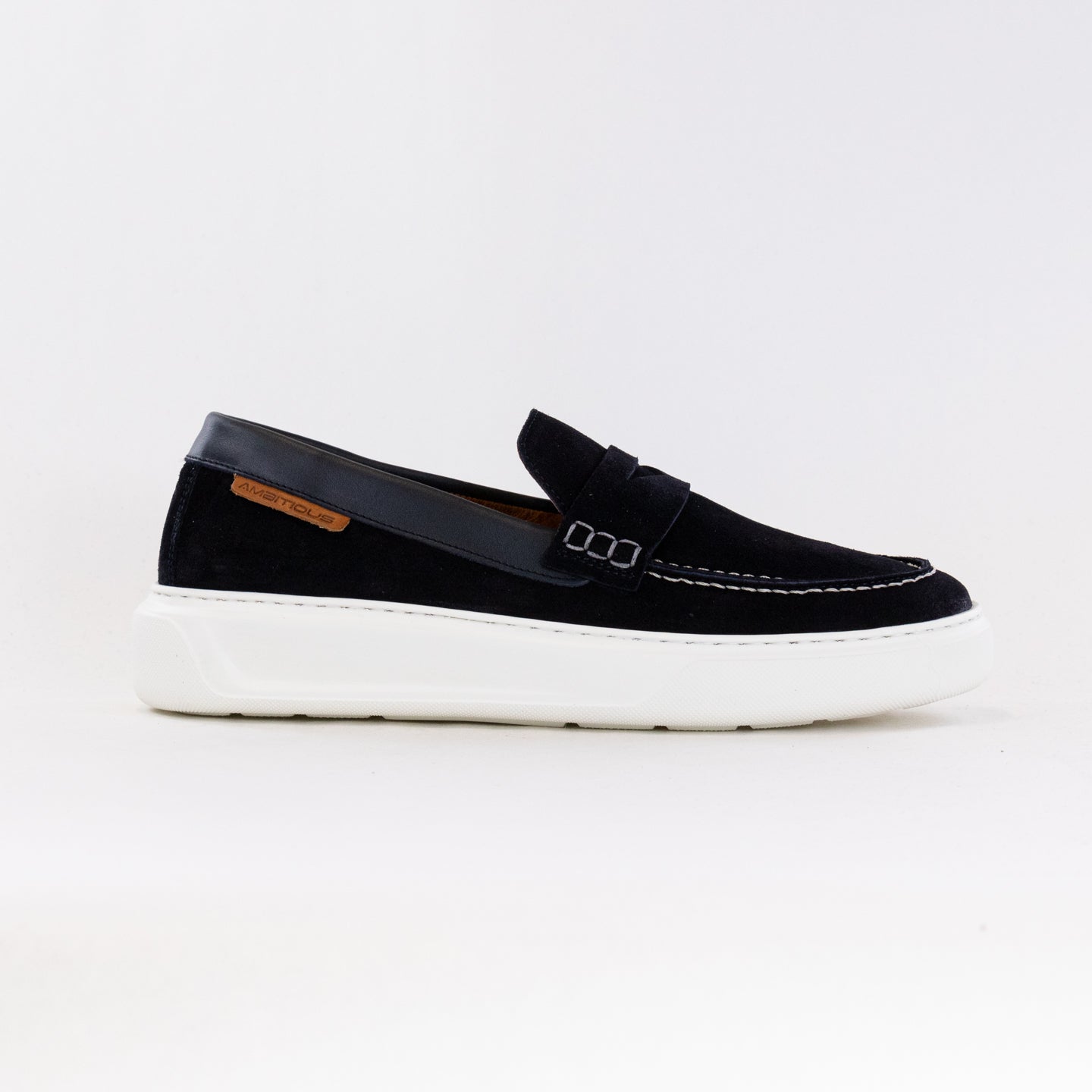 Men's Stylish Summer Navy Suede Ambitious KIT Penny Loafer