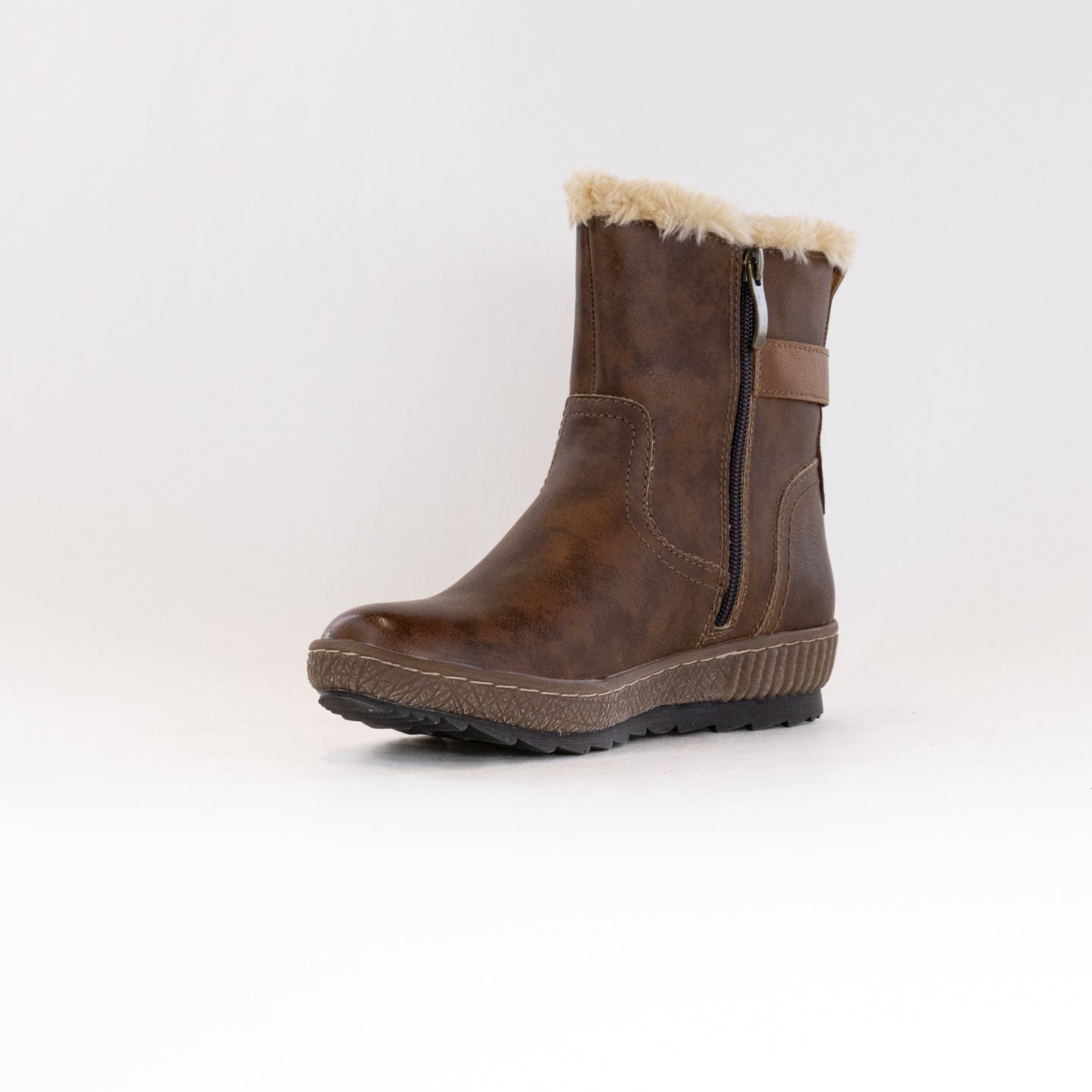 Spring Step Women's Fashionable Milagra Brown Short Boots