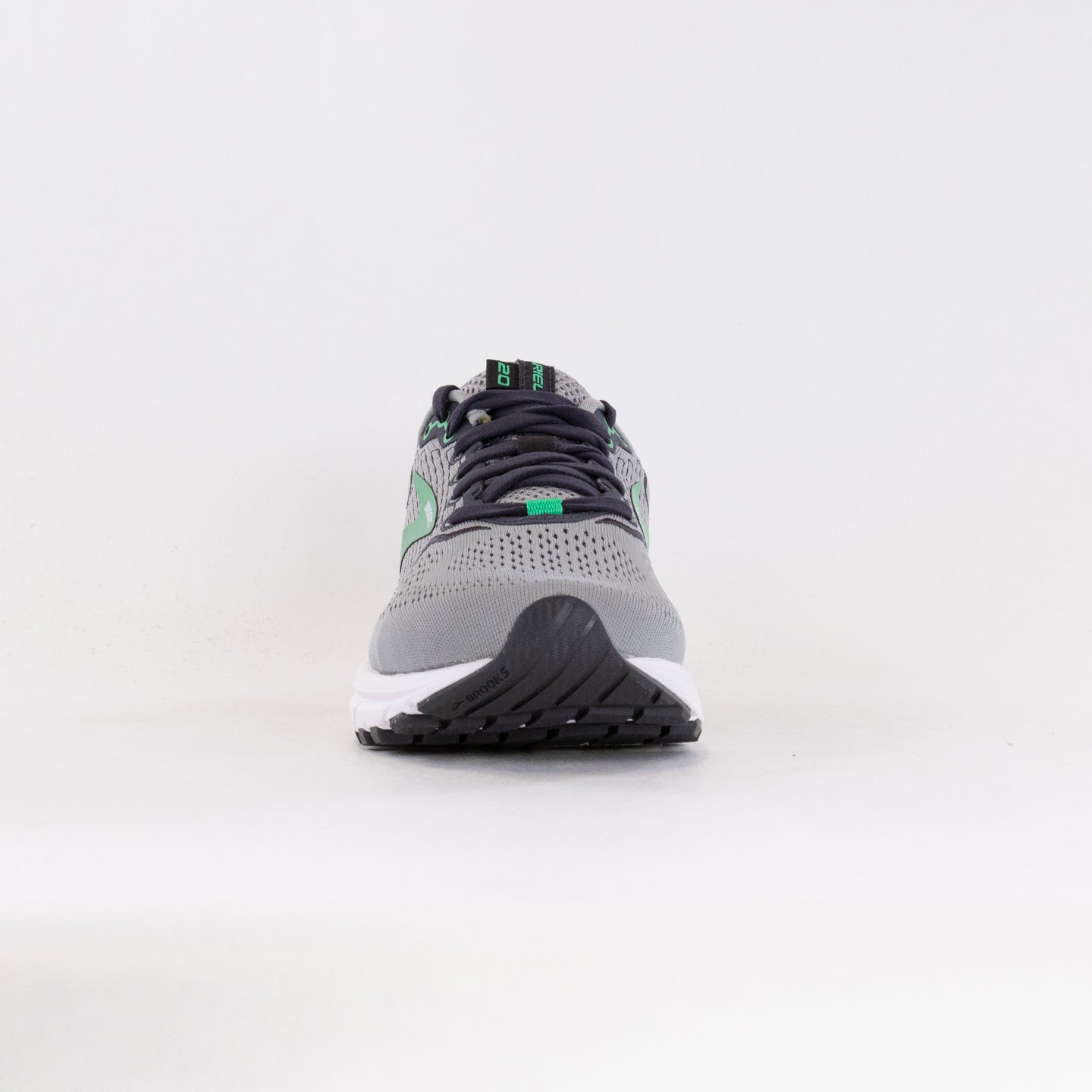 Women's Brooks Ariel 20 Running Shoes in Alloy/Blackened Pearl/Green