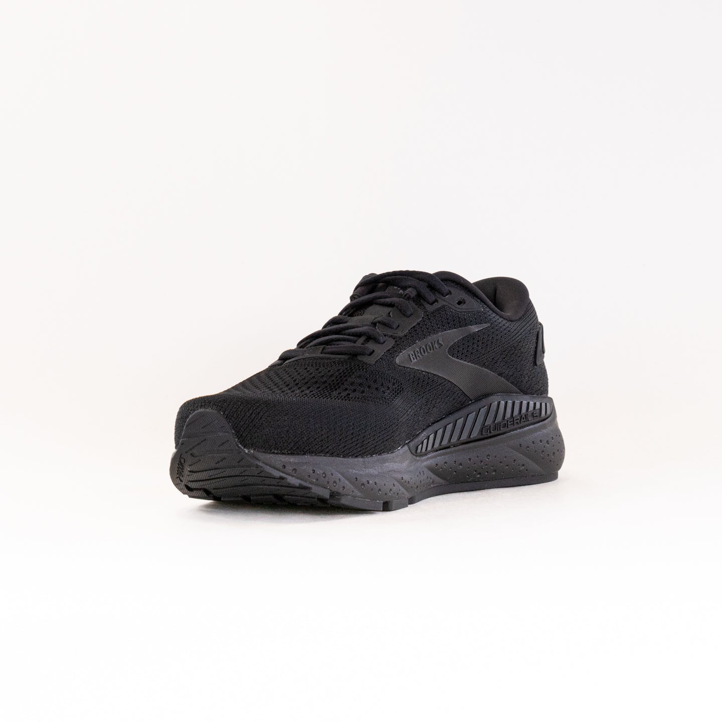 Men's Brooks Beast GTS 24 Running Shoes in Black/Black/Ebony Color Scheme