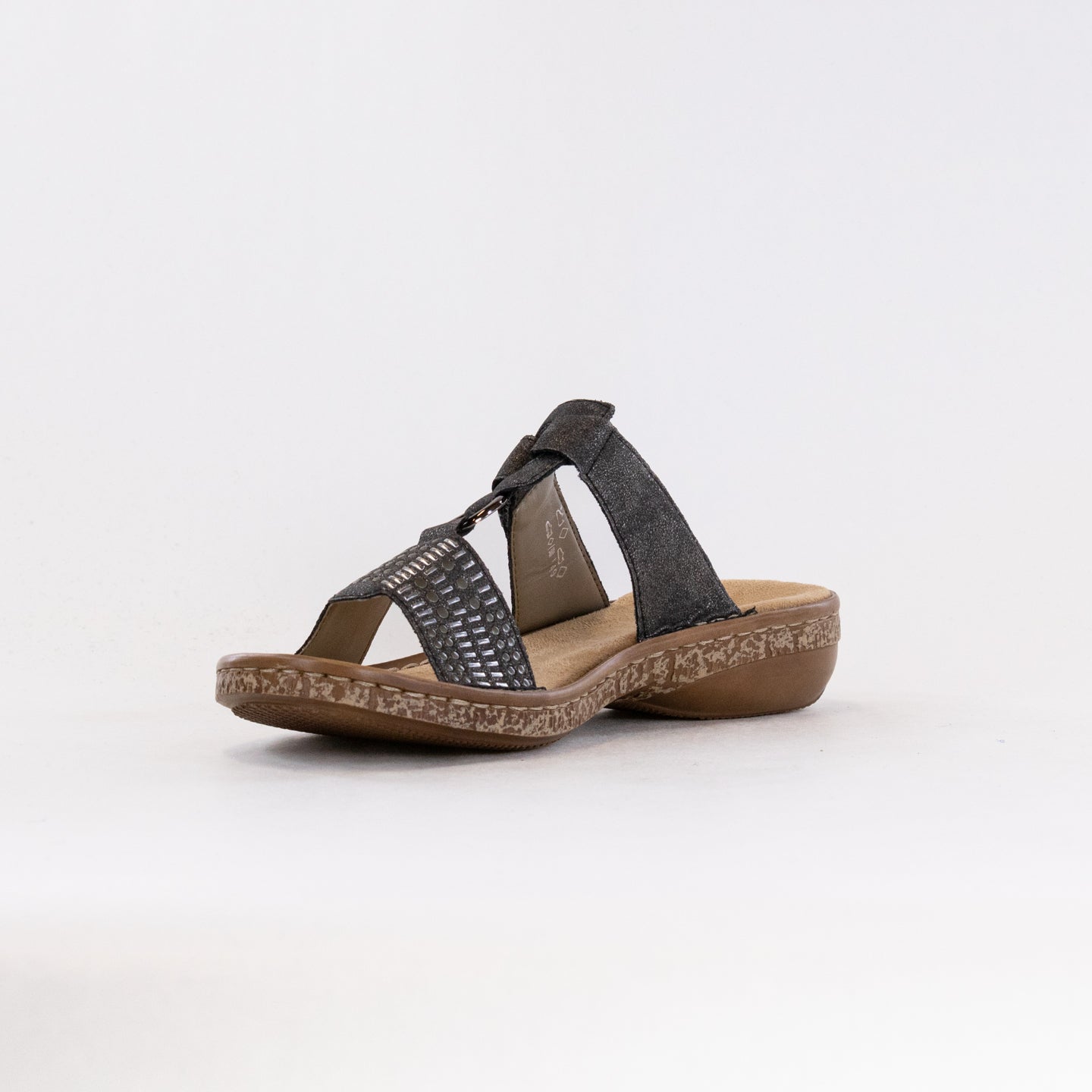 Rieker Women's Grey Regina 62854 Casual Luxury Sandals