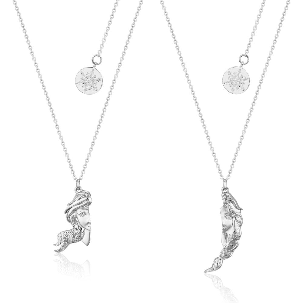 Disney Frozen II Elsa and Anna Stylish Break Pendant