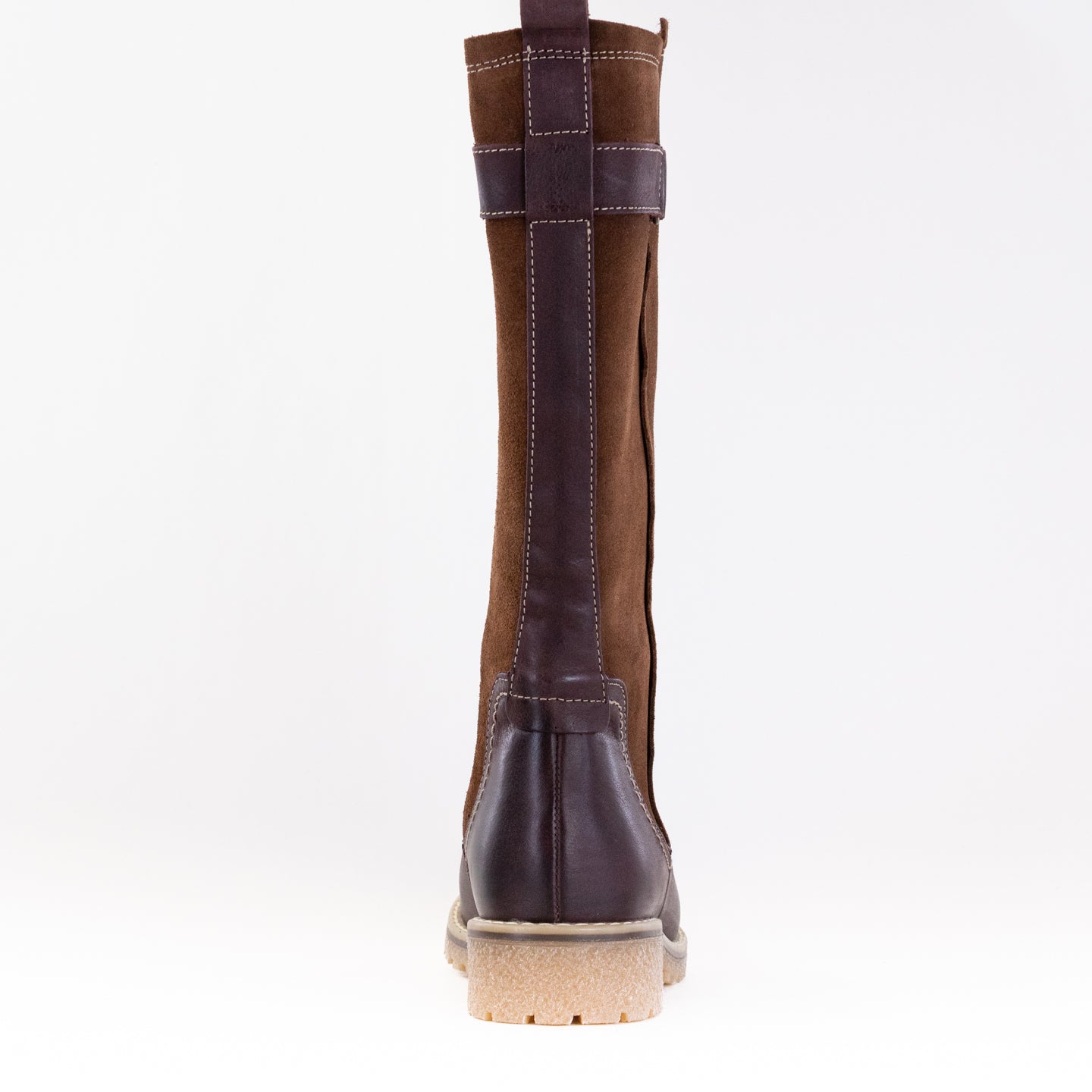 Eric Michael Women's Waterproof Brown Riding-Style Boots