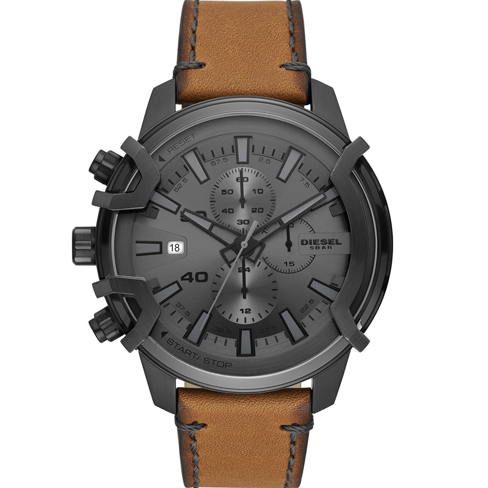 Diesel DZ4569 Griffed Gunmetal Grey Chronograph Watch for Men