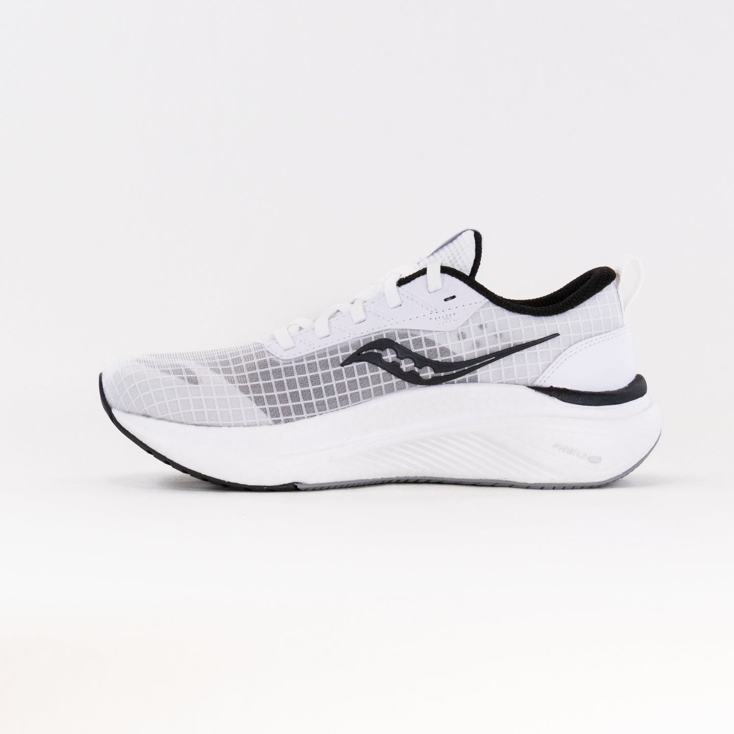 Men's Saucony Freedom Crossport Running Shoes in Classic White/Black