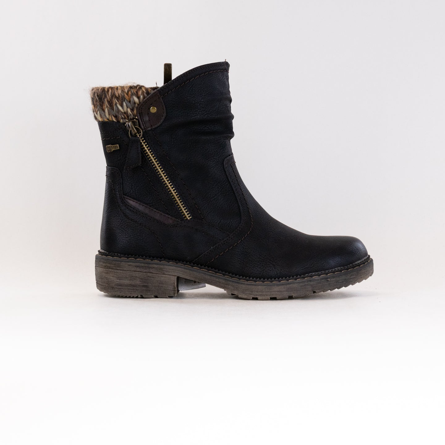 Women's Spring Step Wibea Black Boots with Comfort Features