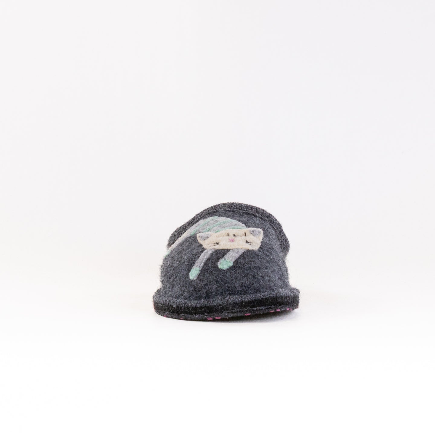 Grey Women's Haflinger Whimsical Cat Slippers