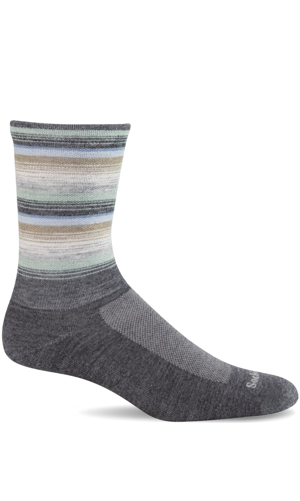 Sockwell Women's Desert Stripe Comfort Essential Socks for Optimal Foot Comfort