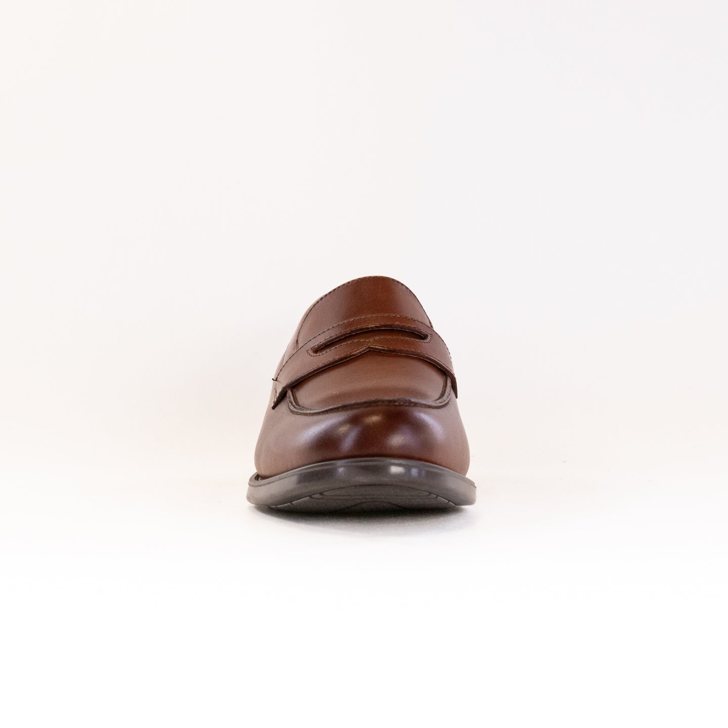 Men's Florsheim Midtown Penny Loafer in Cognac Soft Leather