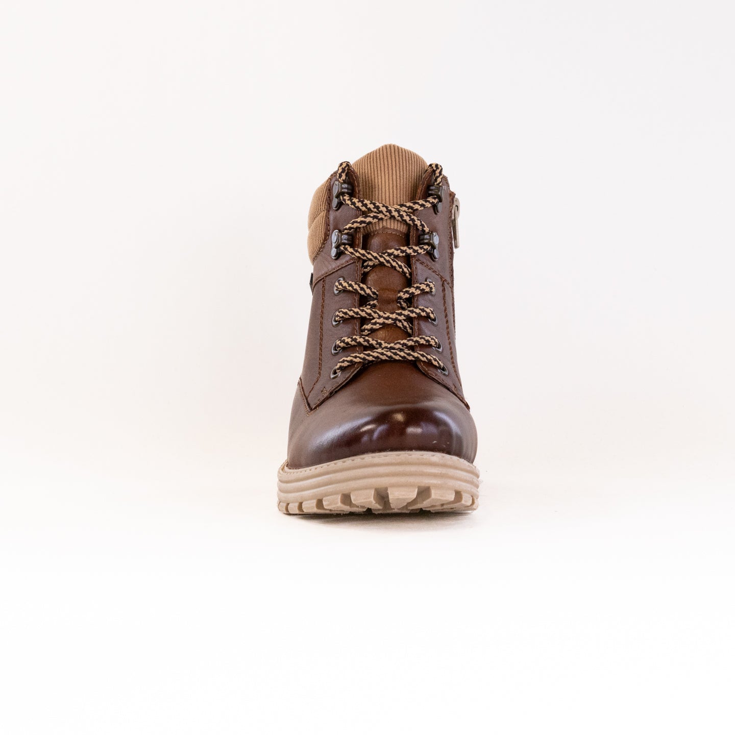 Stylish Women's Brown Remonte D0W75-22 Lace-up Outdoor Boots