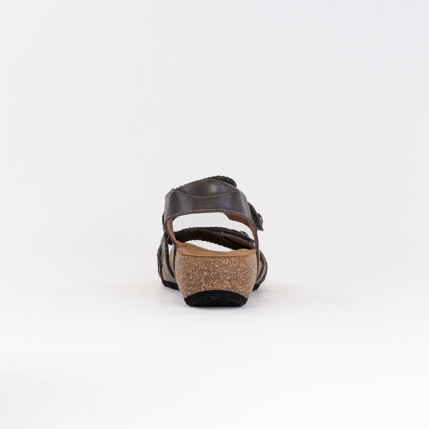 Women's Taos Trulie Leather Sandals in Dark Grey