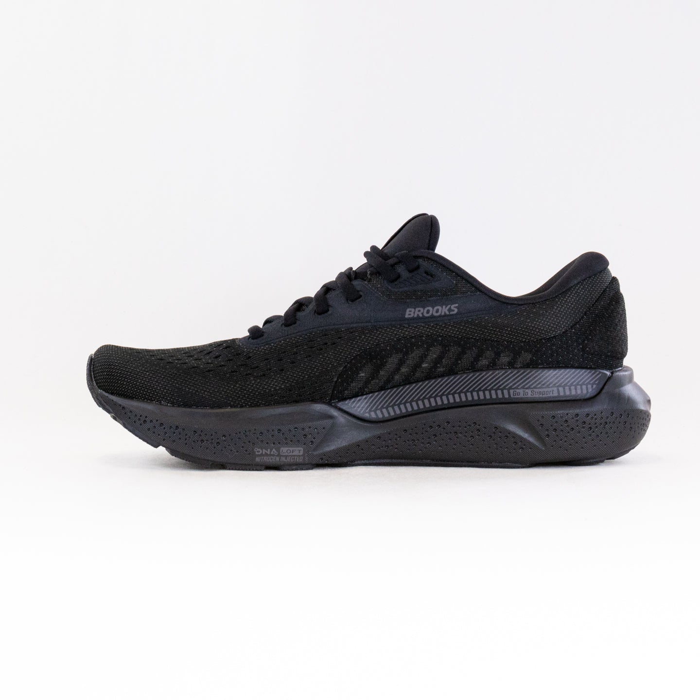 Men's Brooks Adrenaline GTS 24 Running Shoes - Black/Ebony