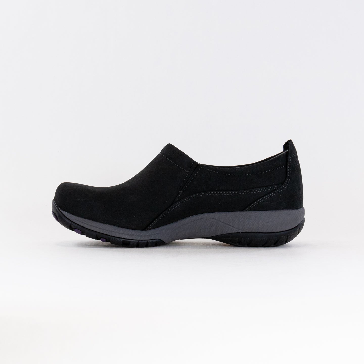 Dansko Women's Waterproof Patti Shoes in Black Milled Nubuck
