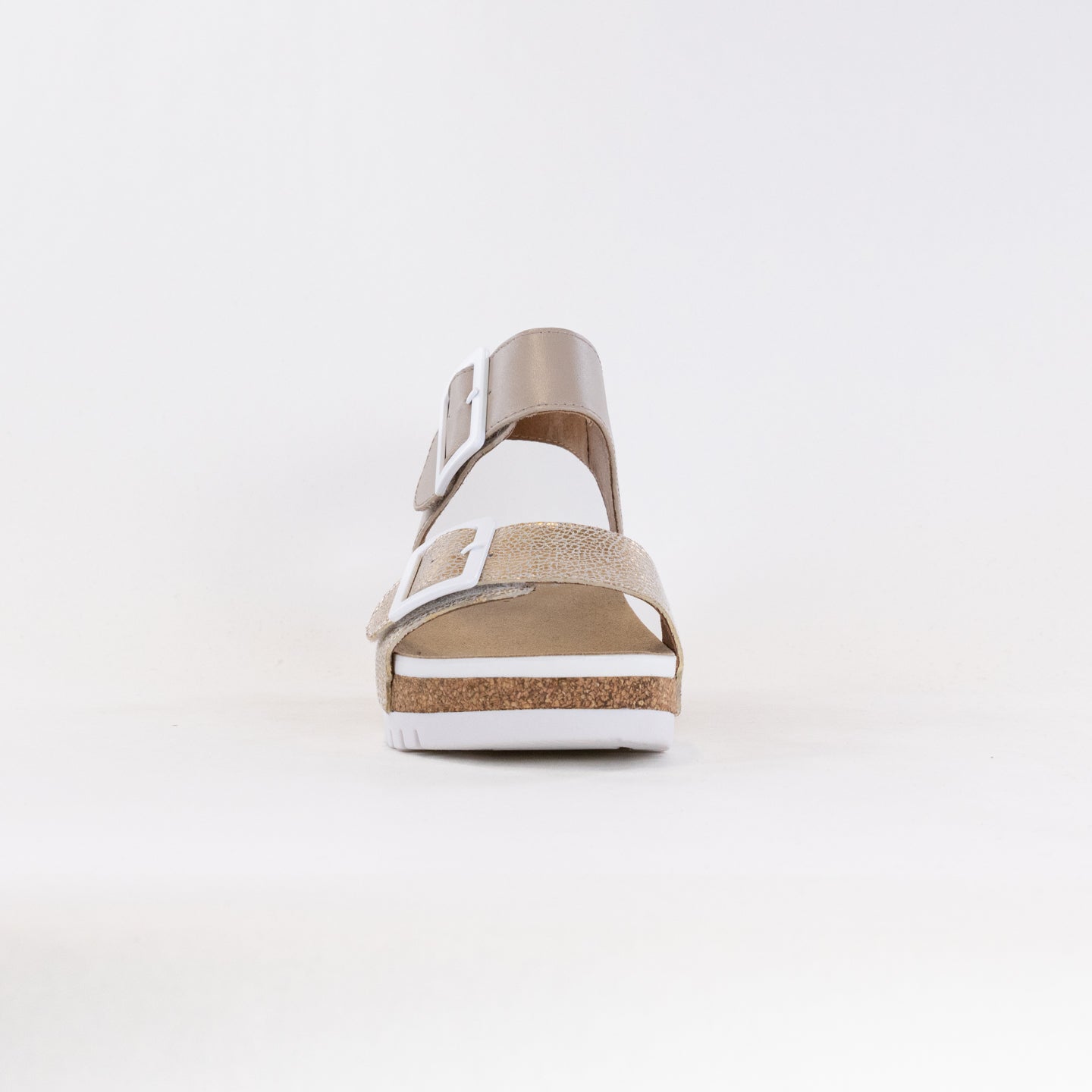 Josef Seibel Women's Quinn 02 Lightweight Creme Wedge Sandals