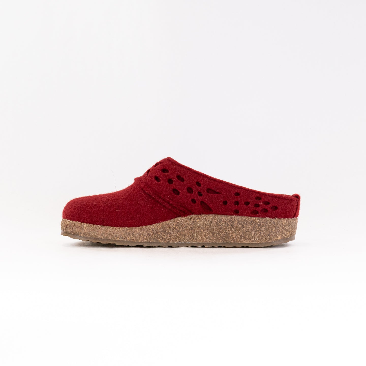 Haflinger Women's Lacey Clogs in Chili Color - Premium Comfort and Style