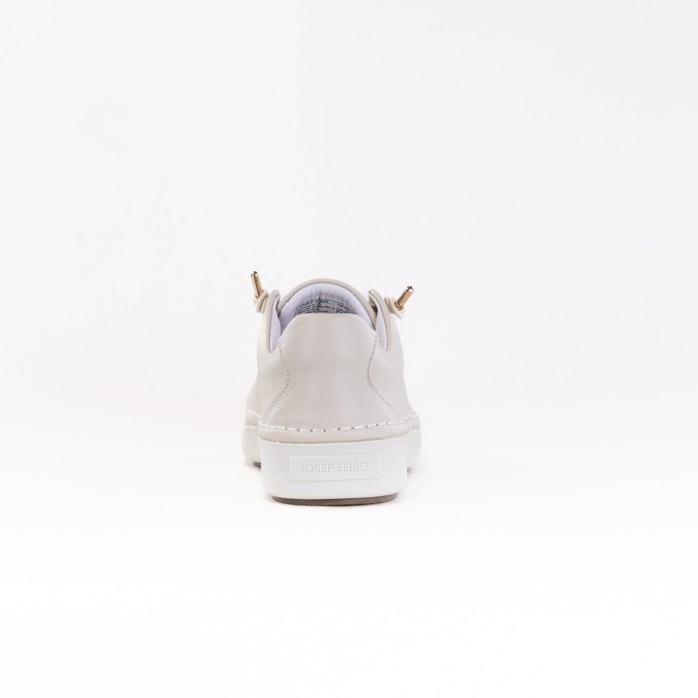 Josef Seibel Women's Claire 24 Cream Sneakers with Elastic Lacing