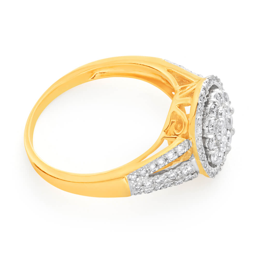 E6_DS Diamond Gemstone, 1.00 - 1.09CT, 83 Brilliant GI