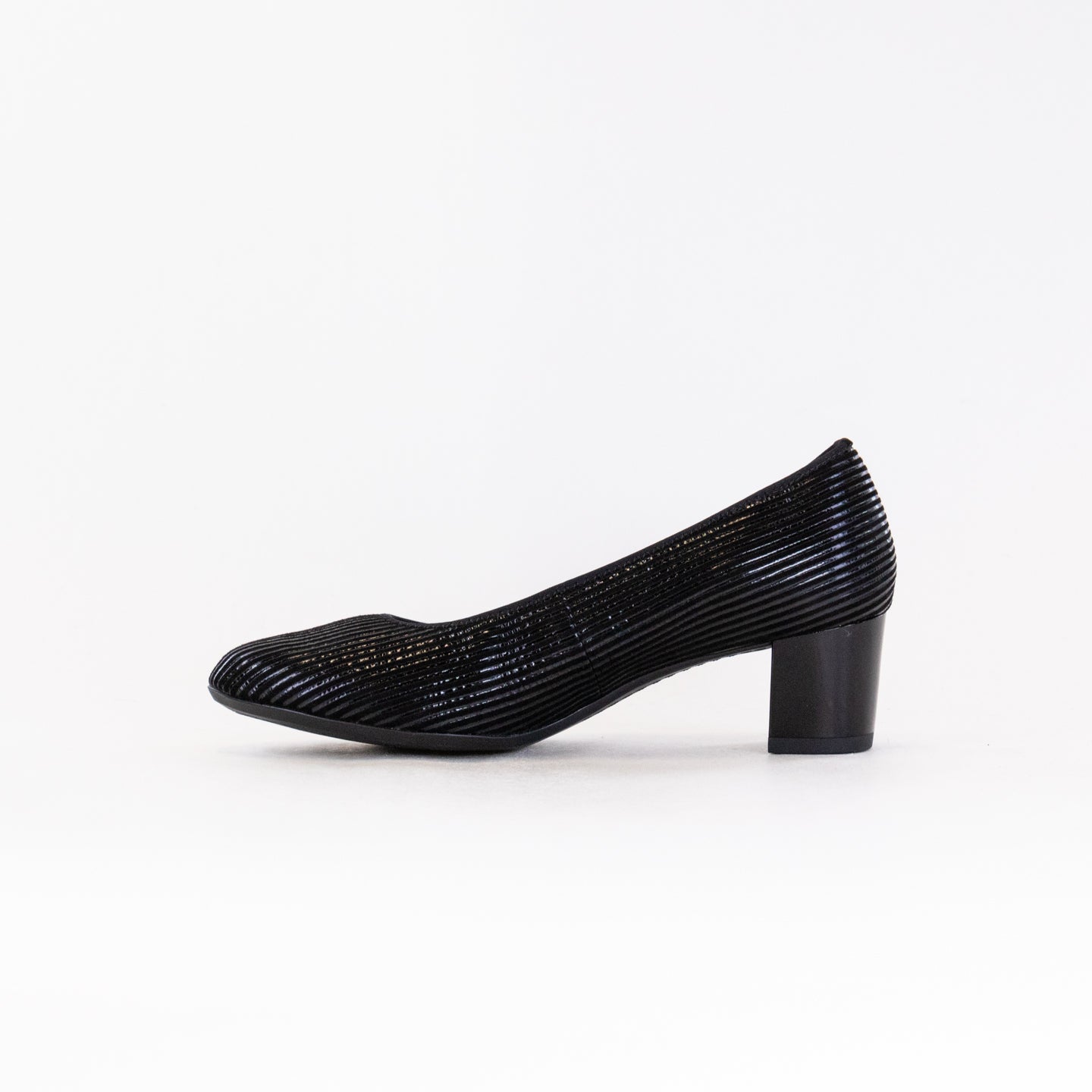 Women's Ara Kendall Black Metallic Comfortable Pumps