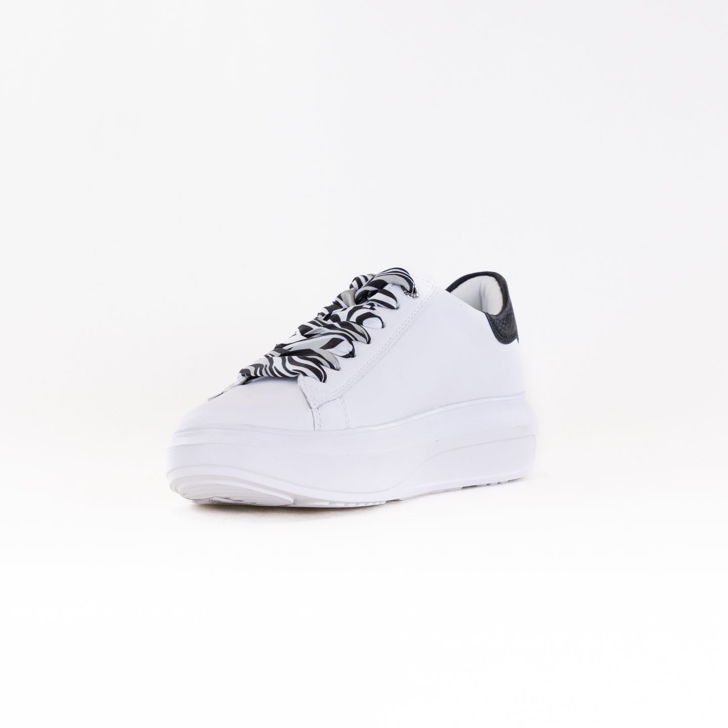 Rieker Women's R-EVOLUTION W1201 White Leather Sneakers