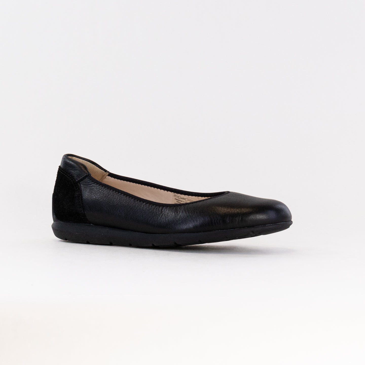 Women's Black Ara Sarah Classic Ballet Flats for Modern Fashion