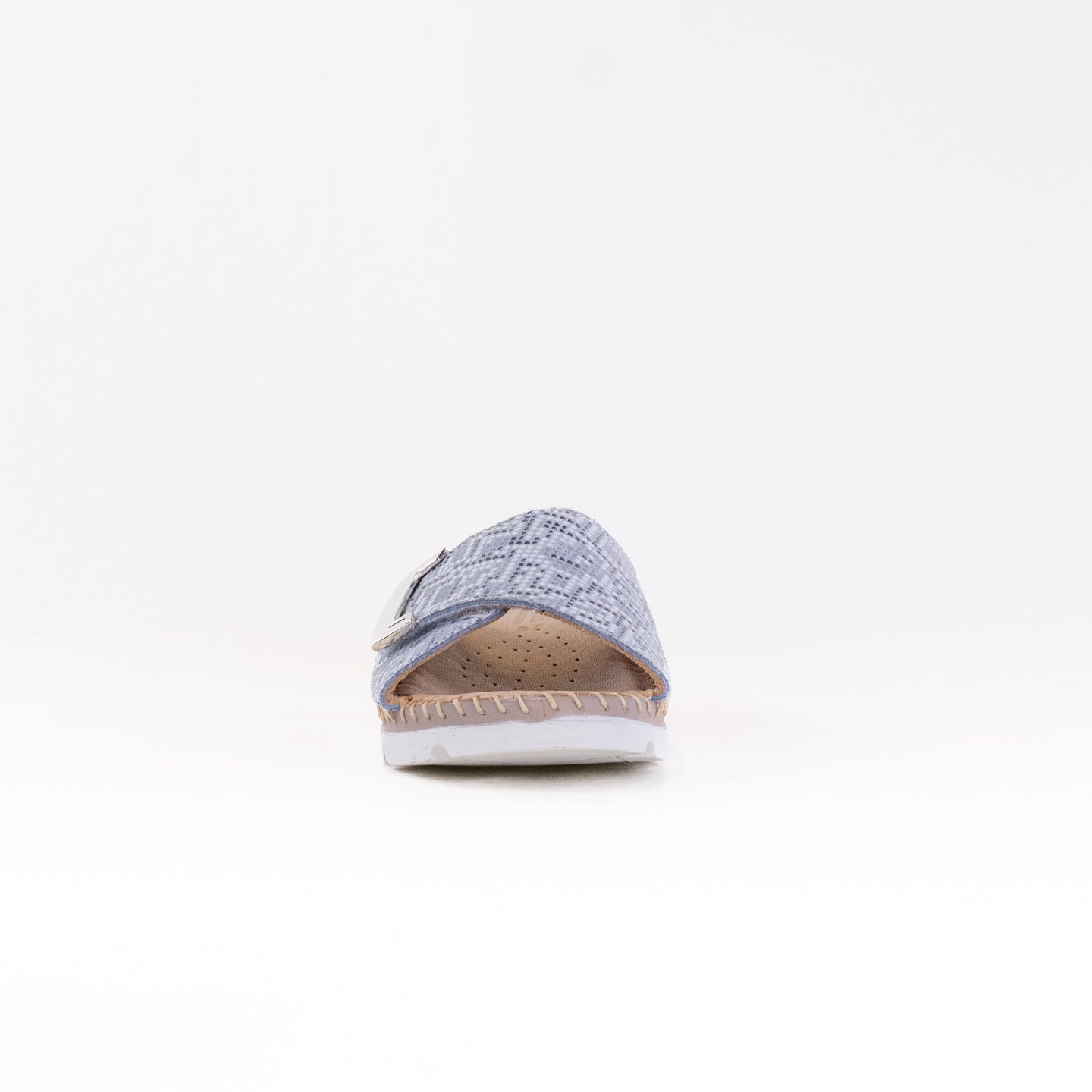 Grey Snake Pattern La Plume Agua Women's Footwear