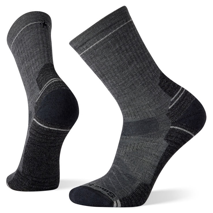 Smartwool Unisex Medium Gray Hike Light Cushioned Crew Socks