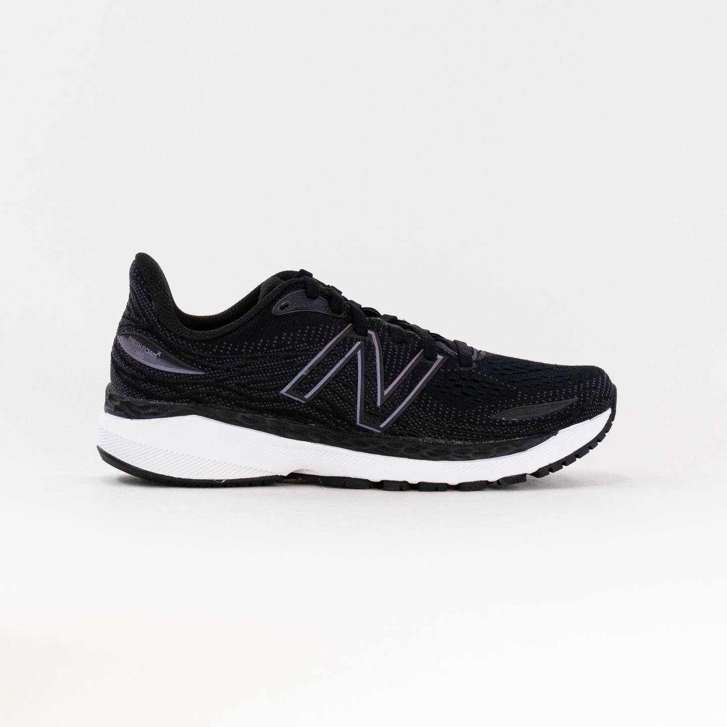 Women's New Balance 860V12 Running Shoes - Stylish Black/White