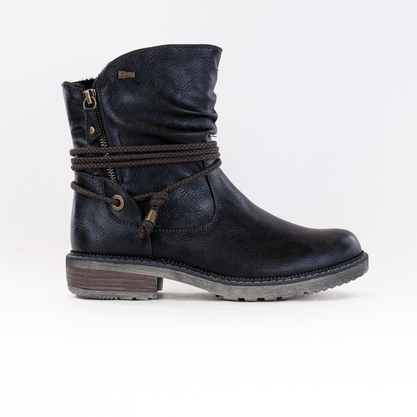 Spring Step Women's Black Fashionable Kathie Mid Boots