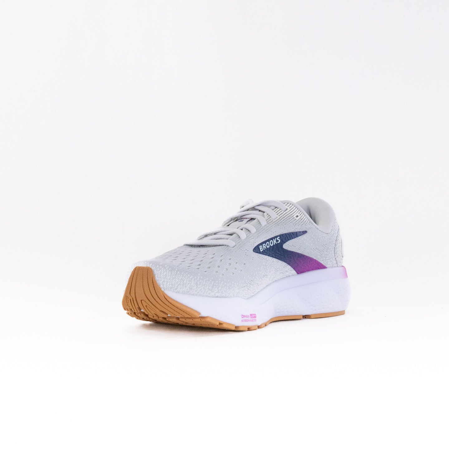 Women's Brooks Ghost 16 - Elegant White, Grey & Estate Blue Running Shoes