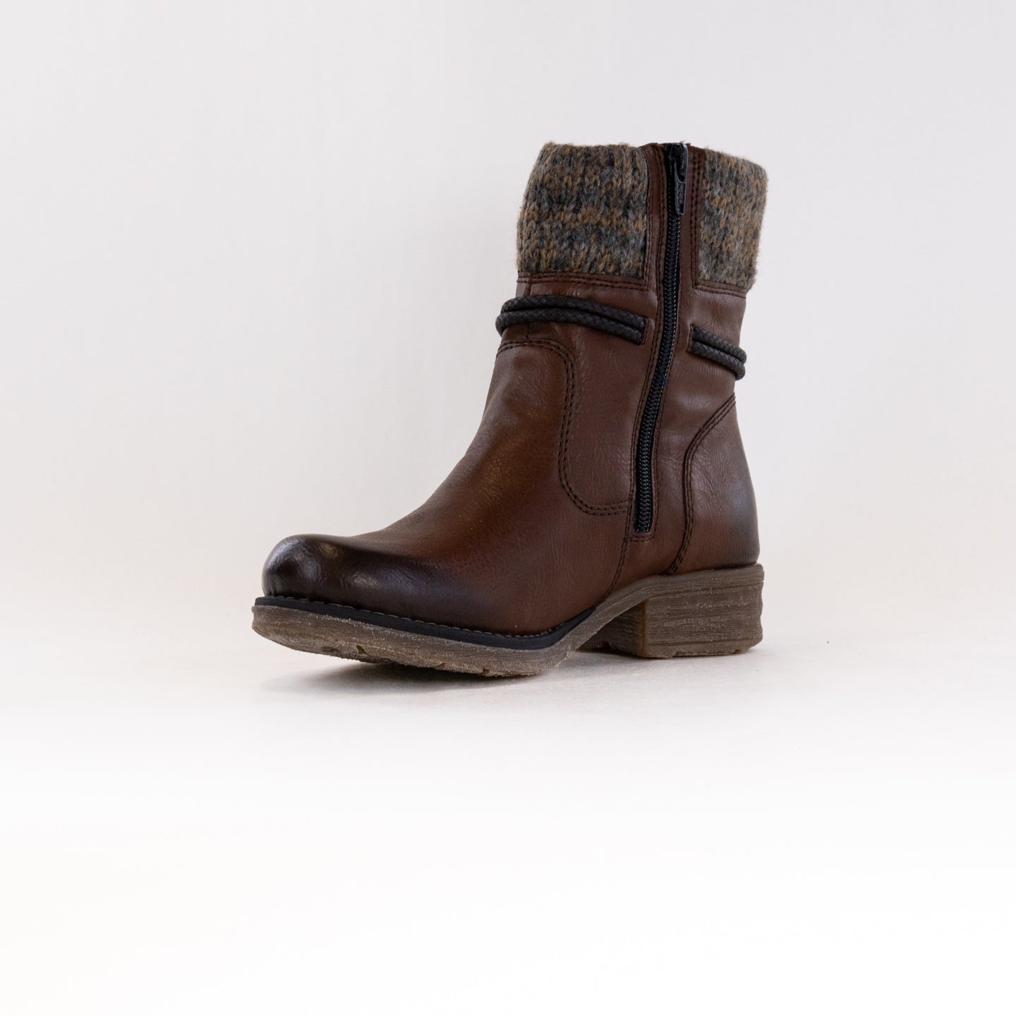 Rieker Women's Dark Brown Fee 88 79688 Water-Resistant Winter Boots