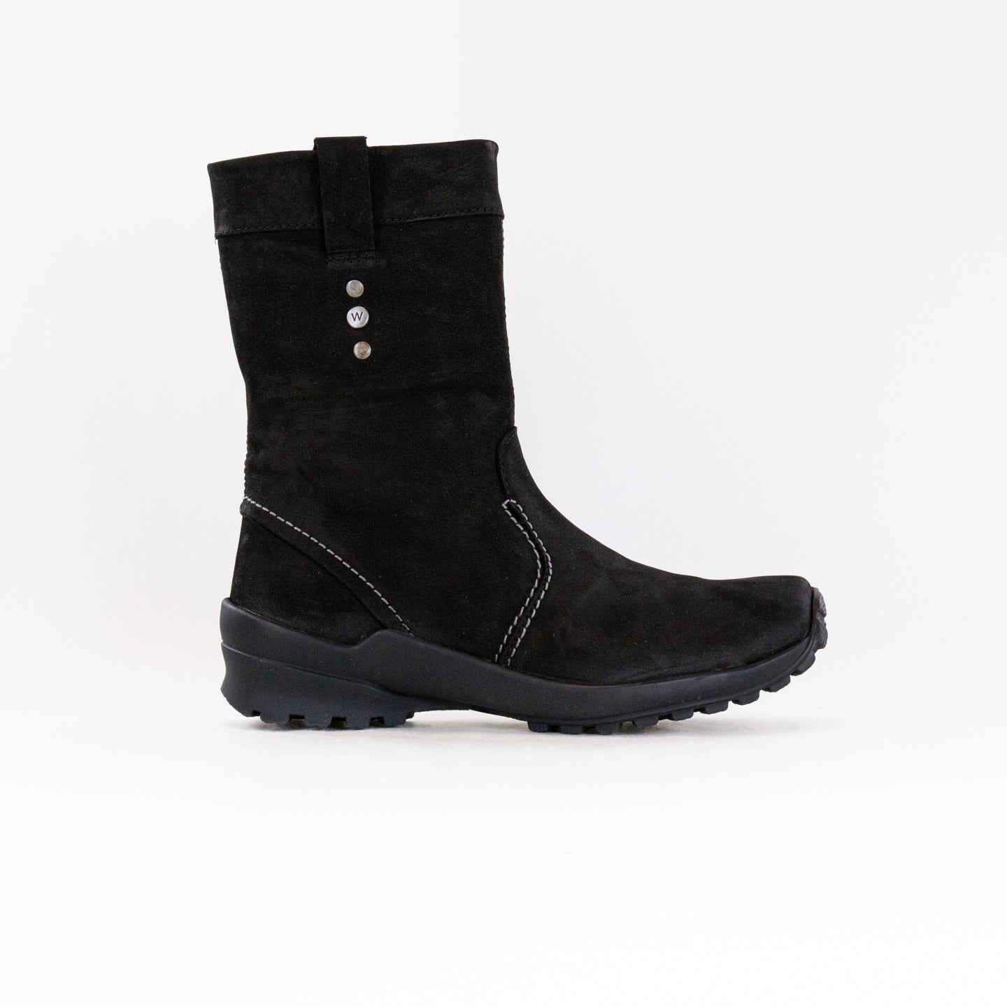 Wolky Women's Bryce WR Black Oiled Leather Winter Water-Resistant Shoes