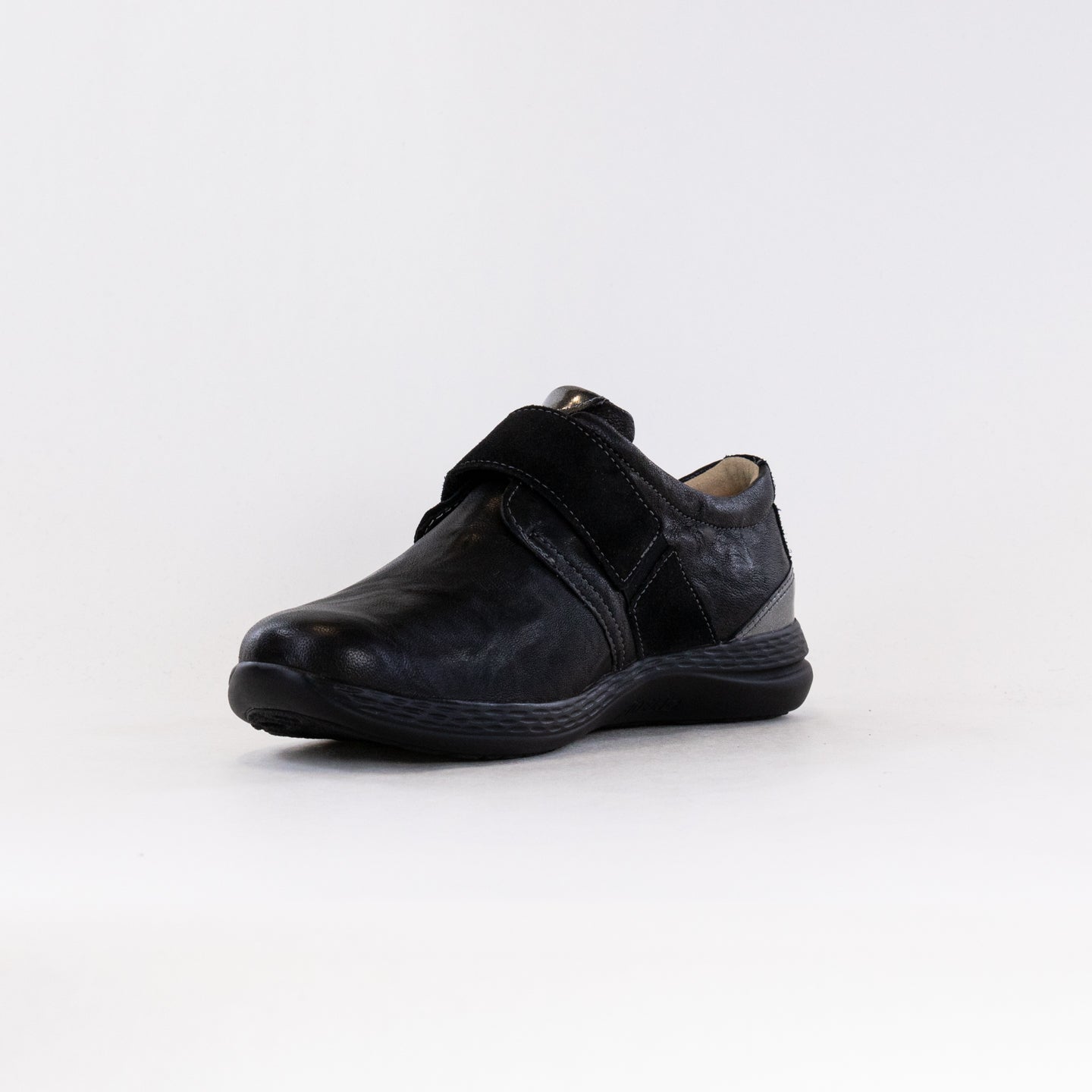 Fidelio Women's Black Leather Hi-Energy Multi-Designed Shoes