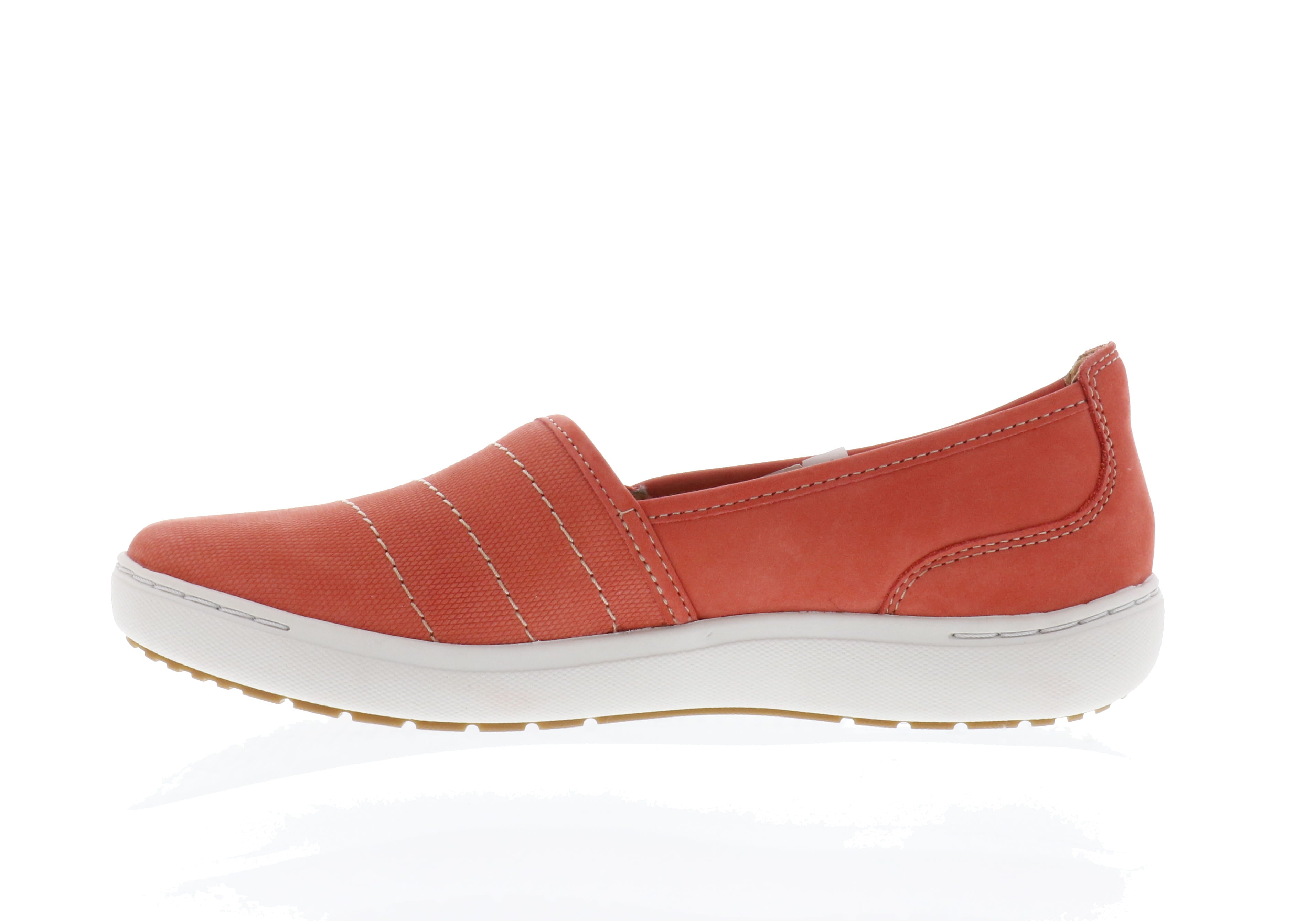 Clarks Women's Casual Grenadine Leather Nalle Violet Slip - on Shoes