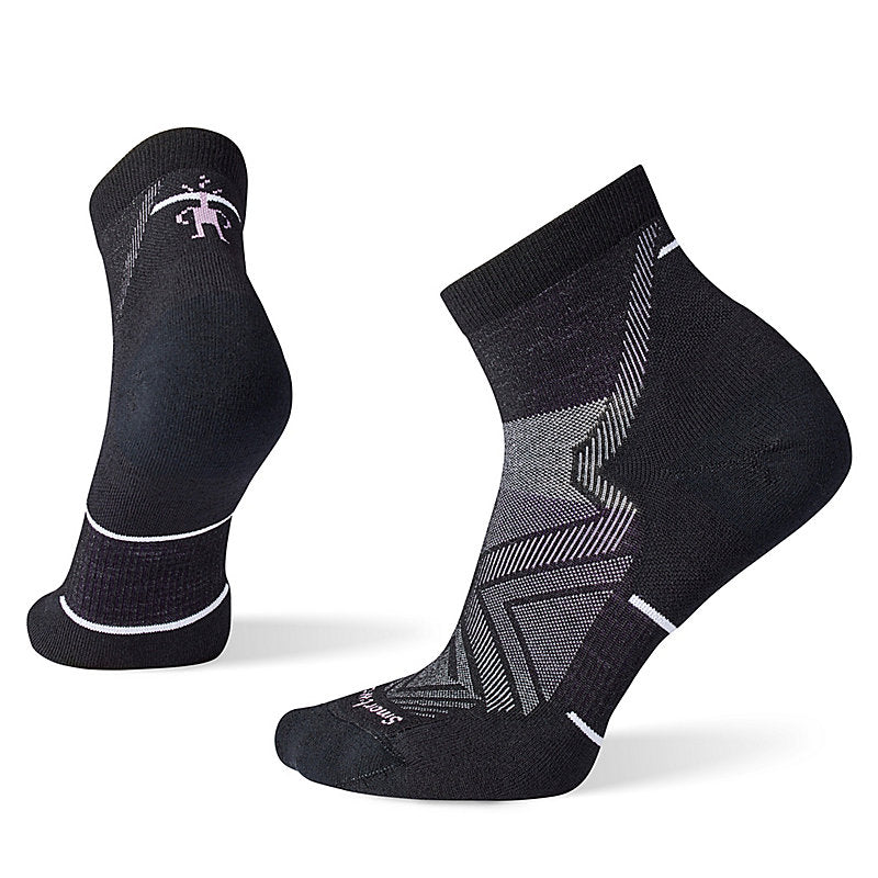 Women's Smartwool Black Run Ankle Sock with Targeted Cushion