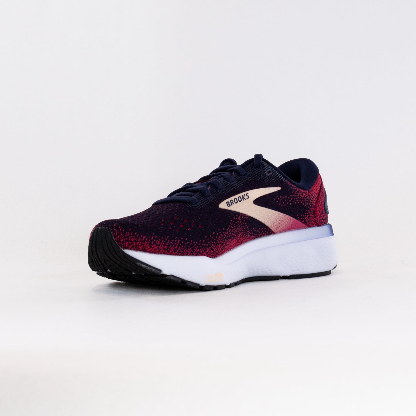 Women's Brooks Ghost 16 Running Shoes in Peacoat, Raspberry & Apricot
