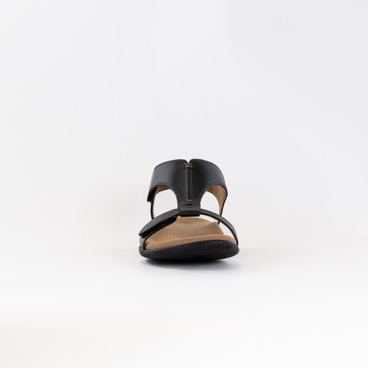 Taos Women's Premium Black Leather Sandal - The Show