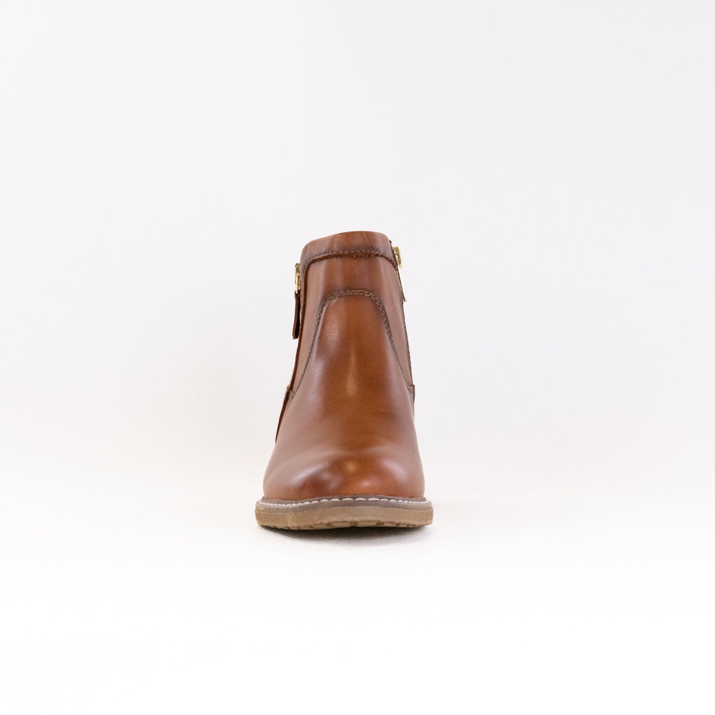 Pikolinos Women's Aldaya Wide Brandy Calfskin Leather Boots - HAW8J - 8747
