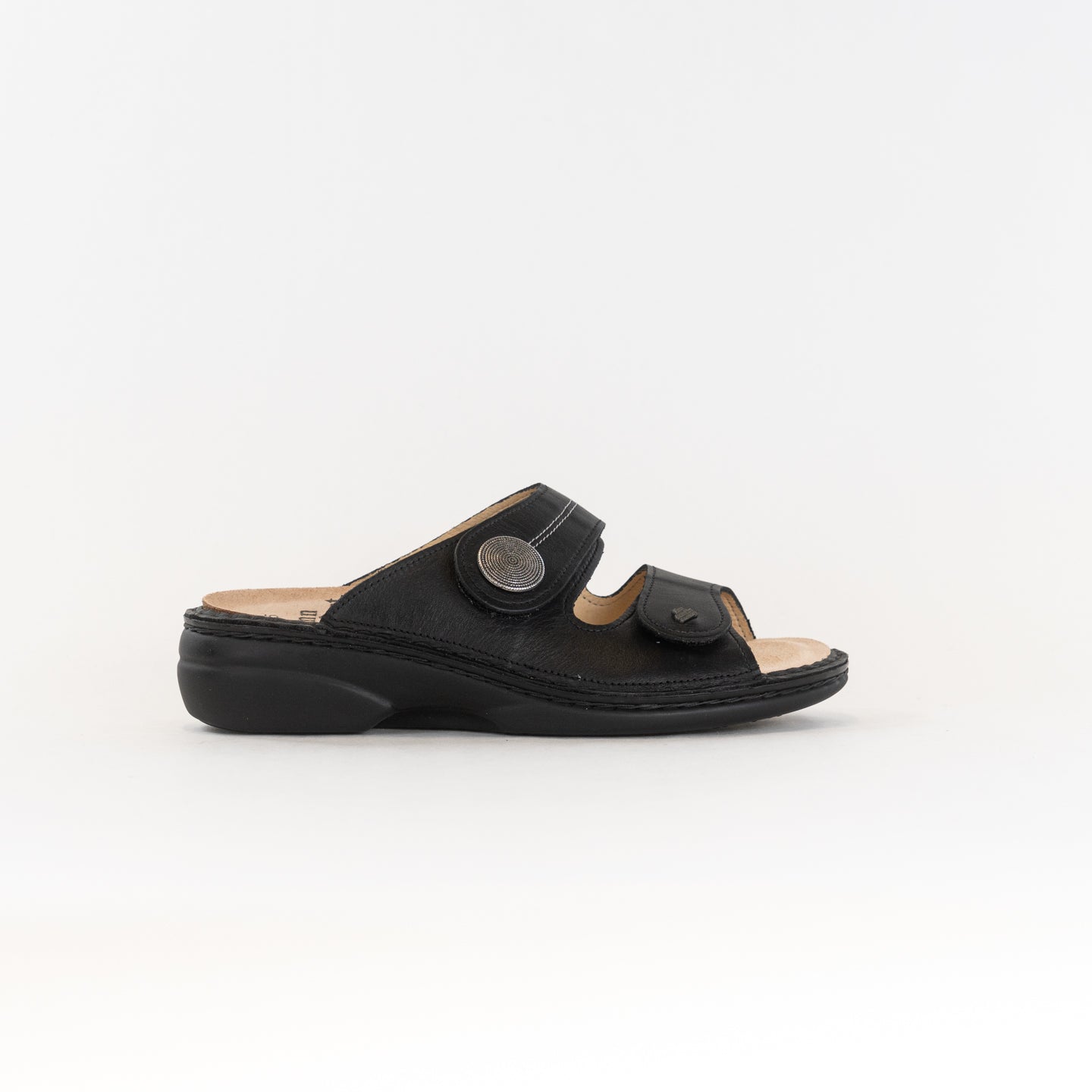 Women's Finn Comfort Sansibar Black Casual Walking Shoes