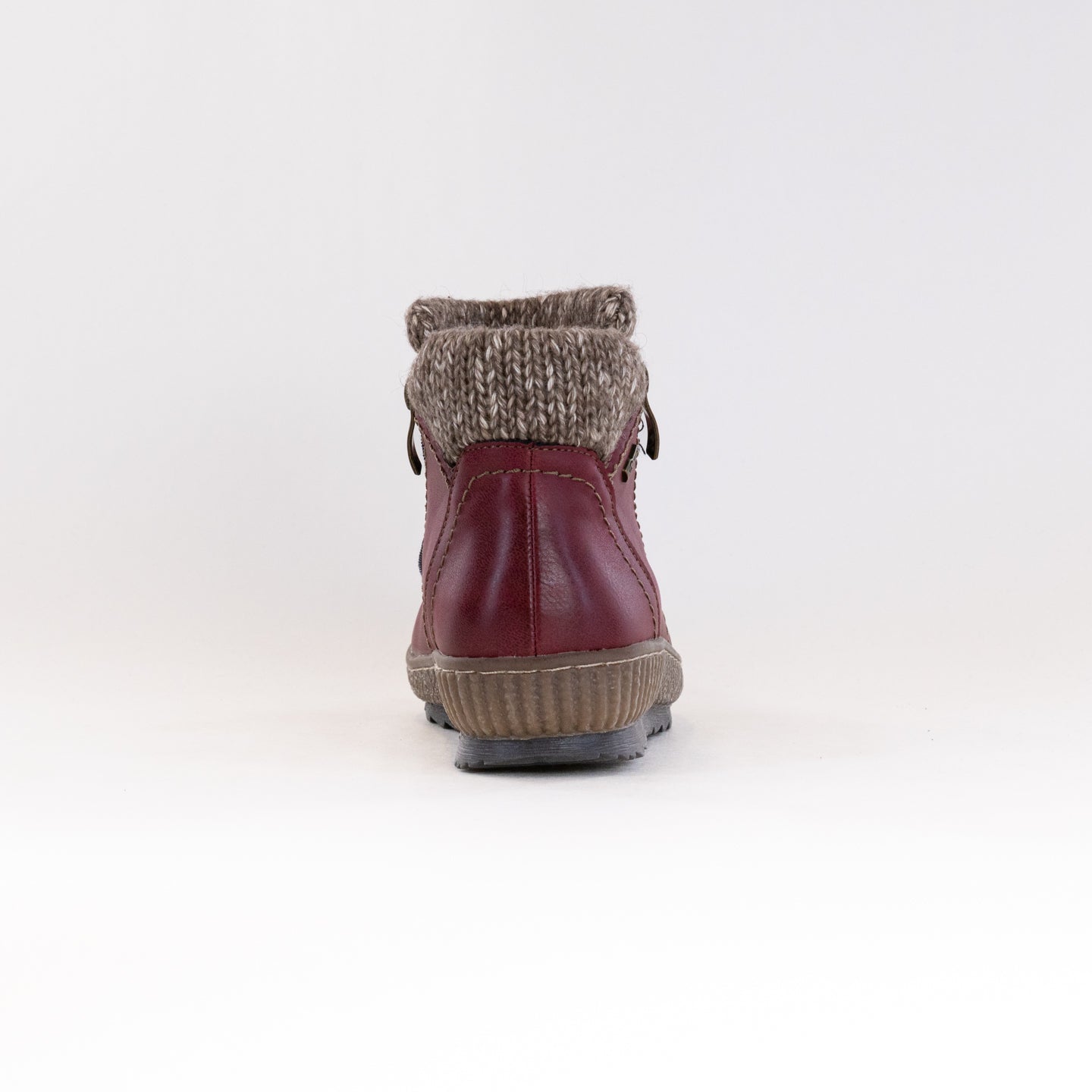 Spring Step Women's Cleora Pull - on Booties in Bordeaux Color